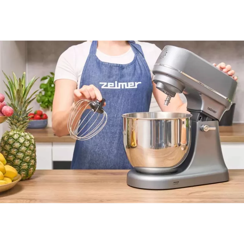 Zelmer ZKR2010 Standmixer Super Silent, 1000 W, 4,5 l, Weiß/Silber