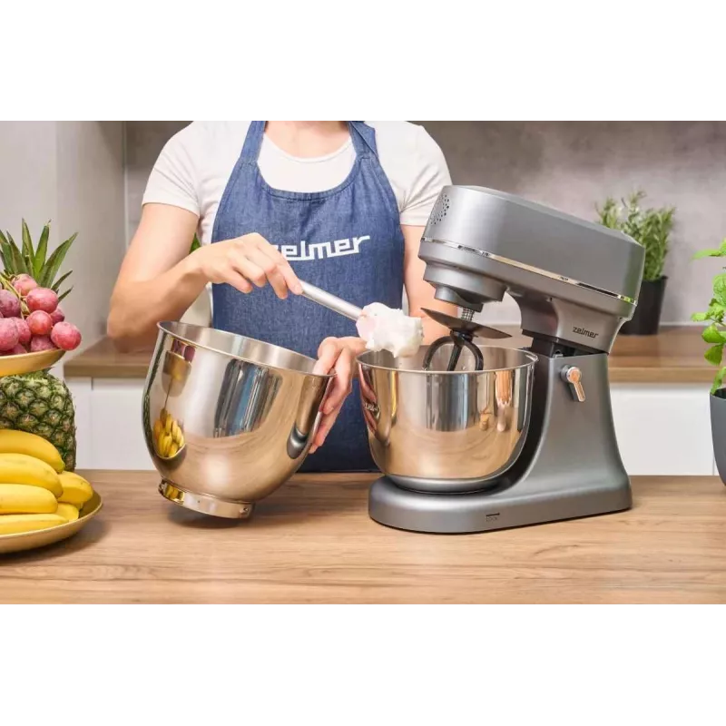 Zelmer ZKR2010 Standmixer Super Silent, 1000 W, 4,5 l, Weiß/Silber