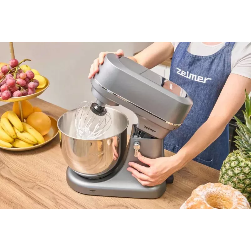 Zelmer ZKR2010 Standmixer Super Silent, 1000 W, 4,5 l, Weiß/Silber