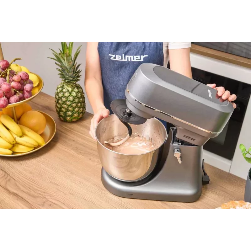 Zelmer ZKR2010 Standmixer Super Silent, 1000 W, 4,5 l, Weiß/Silber