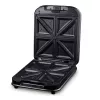 Zelmer ZSM7410 1200W Sandwich-Toaster für 4 Sandwiches, Antihaft-Platten, Edelstahl/Schwarz