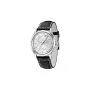 ZENO MAN 6662-7004Q-G3 Swiss Quarz Uhr 42mm schwarzes Zifferblatt echtes Lederarmband