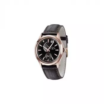 ZENO MAN Automatische Pilotenuhr 42mm braunes Lederband