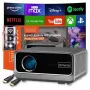 ZENWIRE G60 Tragbarer Android Google TV Projektor Full HD 4K 39000 Lumen WiFi Smart