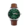 Zeppelin Atlantic 84664 Automatikuhr, 40 mm, schwarzes Zifferblatt, braunes Lederarmband