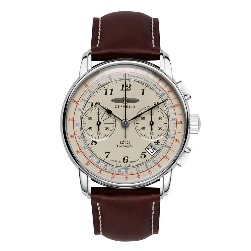 Zeppelin LZ126 Los Angeles 7614-5 Quarz Uhr