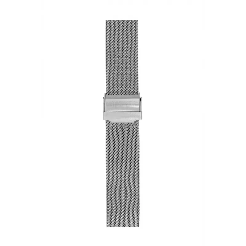 Zeppelin Stahlarmband, Silber, 20 mm