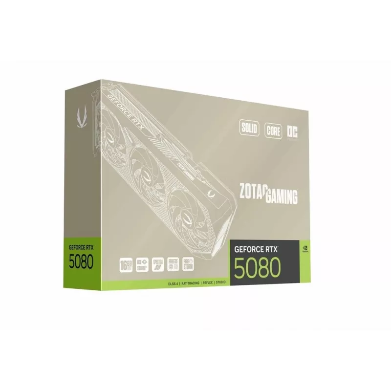 ZOTAC GAMING GeForce RTX 5080 SOLID Core OC 20th Anniversary Edition Grafikkarte
