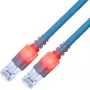 ZVK GMBH Easylan DualBoot LED Cat.6 S/FTP Patchkabel, RJ45, LSOH, Blau, 25 m CS1OBCDCD0250