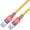 ZVK GmbH EasyLan DualBoot LED CAT 6 SFTP Patchkabel RJ-45 Stecker zu RJ-45 Stecker 50cm Gelb CS1OYCDCD0005