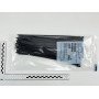 HellermannTyton T50I 111-05256 Kabelbinder, 305 × 4,6 mm, schwarz, 100 Stück