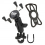 RAM Mounts X-Grip Telefonhalter mit U-Bügel-Lenkerbefestigung (RAM-B-149Z-UN7)