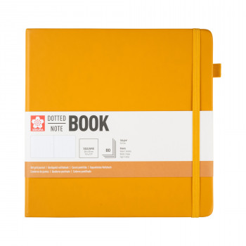 Sakura 94167506 gepunktetes Hardcover-Notizbuch, 20 × 20 cm, Japanese Kerria, 160 Seiten