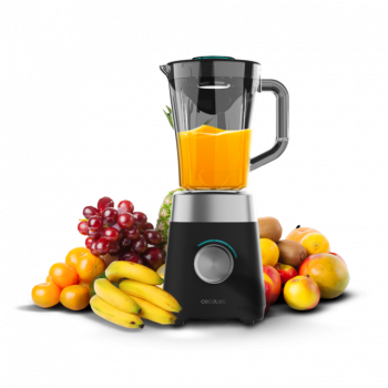 Cecotec Power Black Titanium 1300MAX B 03915 Standmixer, 1,5 l, Schwarz