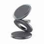 FIXED MagPowerstation Round FIXMPOS-RO-GR 3-in-1-Ladestation, Grau