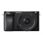 Sony Alpha 6100A ILCE6100AKB.CEC Systemkamera mit E PZ 16–50mm OSS II Objektiv, Schwarz