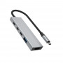 FIXED HUB Core FIXHU-CR-GR USB-C-Hub, HDMI 4K 60 Hz, PD 100 W, Space Gray