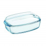 PYREX Essentials rechteckiger Glasbehälter mit Deckel 6,5L 36x22x15cm