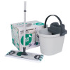 ECO EGO CIRCULAR POWER Flachmopp-Set mit 13-l-Eimer und Auswringer