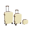 ORDINETT 3-teiliges Kofferset, 60 l + 43 l + 15 l, Weiß