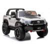 LEAN CARS Elektrisches Ride-On Auto Toyota Hilux Weiß 12V mit Elternfernbedienung