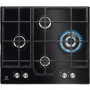 Electrolux KGG6456K 60 cm Einbau-Gaskochfeld mit 4 Brennern, schwarzes Glas