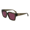 Ferragamo Damen SF2014S-320 Sonnenbrille – Havana Braun Gradient