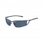 Arnette AN3093-749-55 Herren-Sonnenbrille, rechteckig, Mattschwarz / Dunkelgrau, 64-16-120 mm