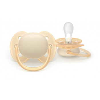 Philips Avent Ultra Soft Schnuller 0-6 Monate, 2er-Pack, Neutral