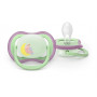 Philips AVENT Ultra Air Night Schnuller 6-18 Monate, 2er-Pack, im Dunkeln leuchtend