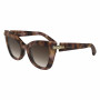 Longchamp LO775S-690 Damen-Sonnenbrille, Havana-Rahmen, Braune Gradient-Gläser, 50mm