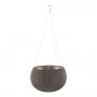 KETER Blumentopf Cozy S mit Hänge-Set braun