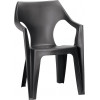 KETER Gartenstuhl Dante Low Back grau