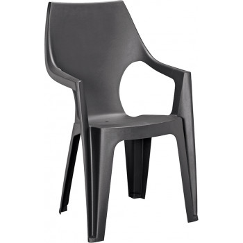 KETER Gartenstuhl Dante High Back grau