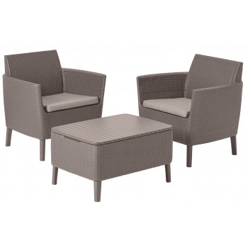KETER Gartenmöbel-Set Salemo Balkonset beige