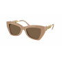 Michael Kors Damen Hvar MK22053954735 Sonnenbrille Dark Tortoise Braun Gradient 52mm