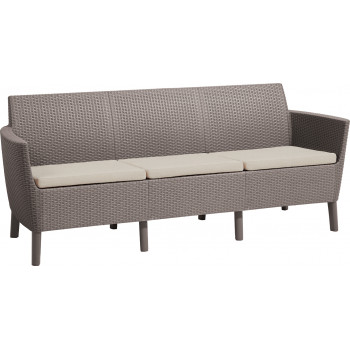 KETER Salemo 3-Sitzer Sofa beige