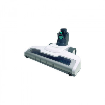 LEIFHEIT RotaroPowerVac 2in1 16V Akku-Stielsauger mit Handgerät, LED-Beleuchtung, Weiß/Grau