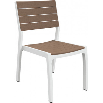 KETER Gartenstuhl Harmony weiß/beige