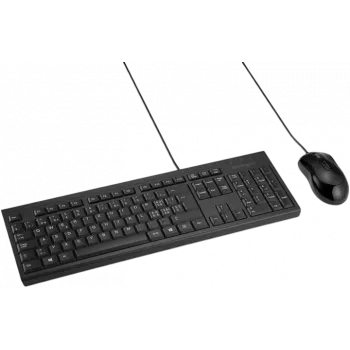 TITANUM TK106 Tastatur Maus inklusive USB Schwarz