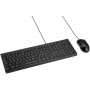 TITANUM TK106 Tastatur Maus inklusive USB Schwarz