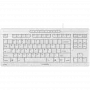 CHERRY STREAM TKL Tastatur Universal USB AZERTY Französisch Weiß