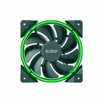 120-mm-Gehäuselüfter PCCOOLER CORONA-Grün, 1000–1800 U/min, 120 mm