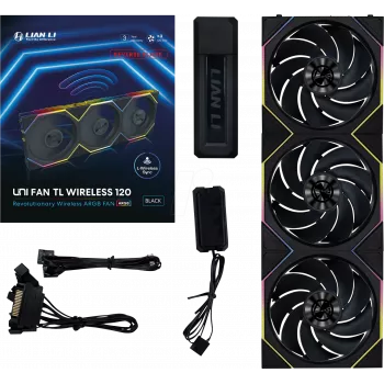 Lian Li 12TLLCD1W3B Schwarz