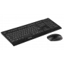CHERRY B.Unlimited 3.0 Tastatur, Maus enthalten, Universal, RF Wireless, AZERTY, Französisch, Schwarz