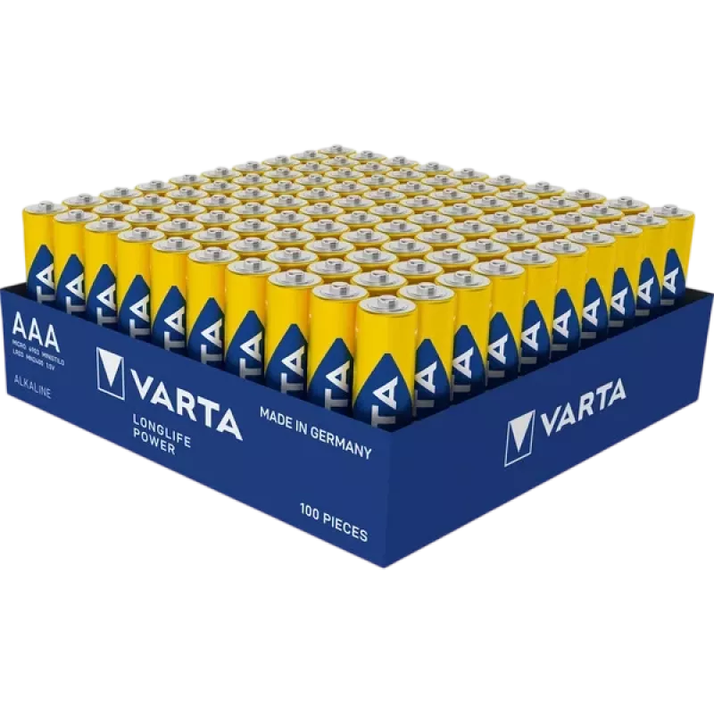 Batterie Varta Longlife Power LR03 (AAA, Micro) 100 Stk. – Alkaline-Zellen