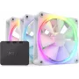 NZXT F120 RGB 120mm ARGB Reverse Blade Triple Pack - Weiß