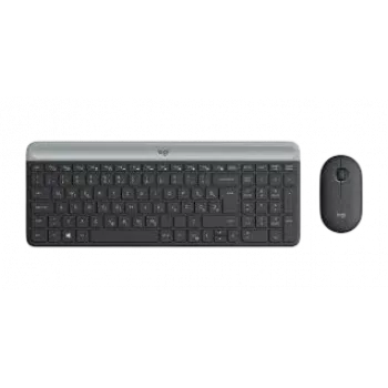 LOGITECH schlank Wireless Tastatur And Maus Combo Mk470 - Graphite Qwerty Cze