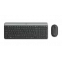 LOGITECH schlank Wireless Tastatur And Maus Combo Mk470 - Graphite Qwerty Cze