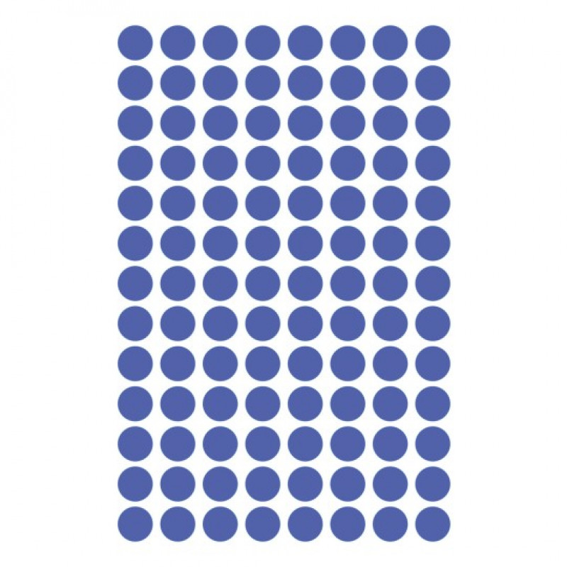 Avery Zweckform 3591 – ablösbare Markierungspunkte, Ø 8 mm, blau, 416 Stk.